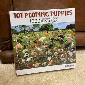 Fun Wares “101 Pooping Puppies” 1000 piece puzzle BRAND NEW